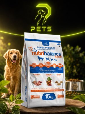 Nutribalance Adulto SUPER PREMIUM 15KG Raças Grandes